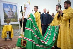 В Тушино заложили новый православный храм